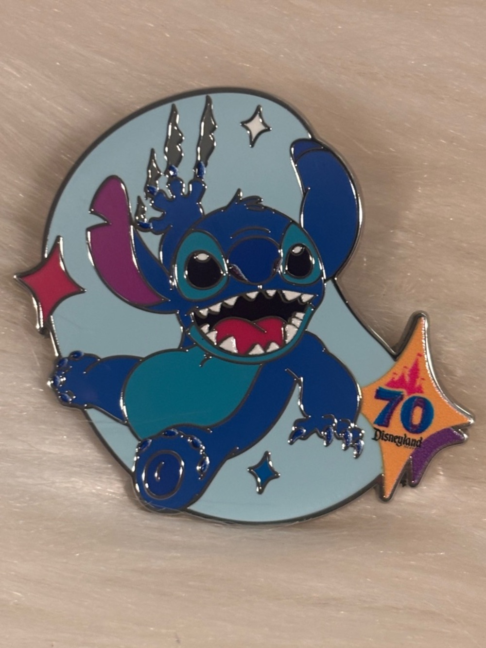 Disney Pins - 2025 - Disneyland 70th Anniversary Mystery Pack - Stitch
